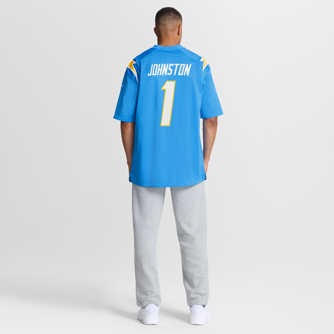 Los Angeles Chargers Quentin Johnston Nike Navy Alternate Super Chargers Game Jersey