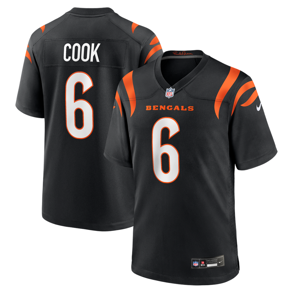 Cincinnati Bengals Bryan Cook Nike Black Game Jersey