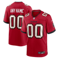 Nike Red Tampa Bay Buccaneers Team Custom Jersey