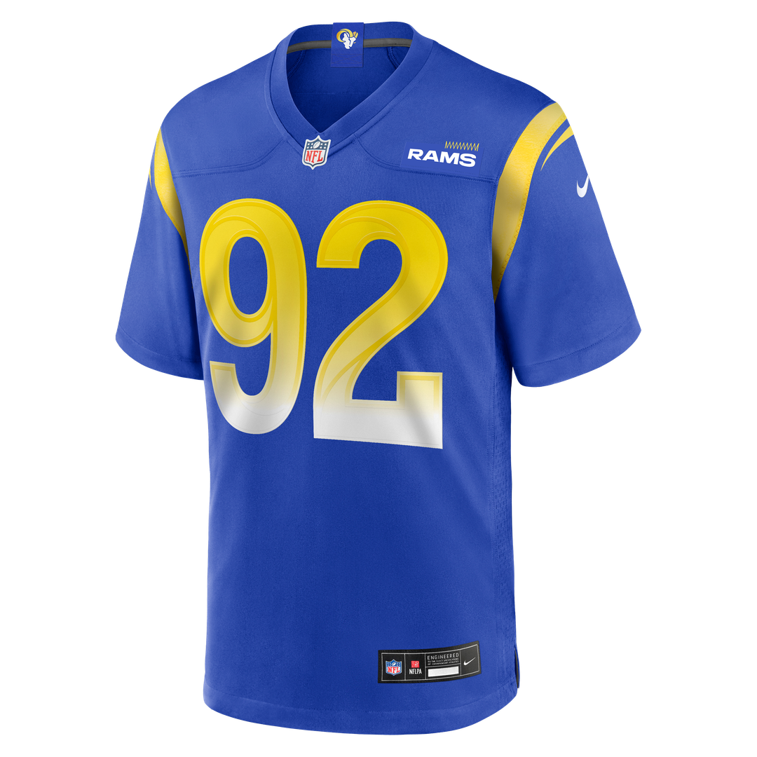 Los Angeles Rams Harrison Mevis Nike Royal Game Jersey