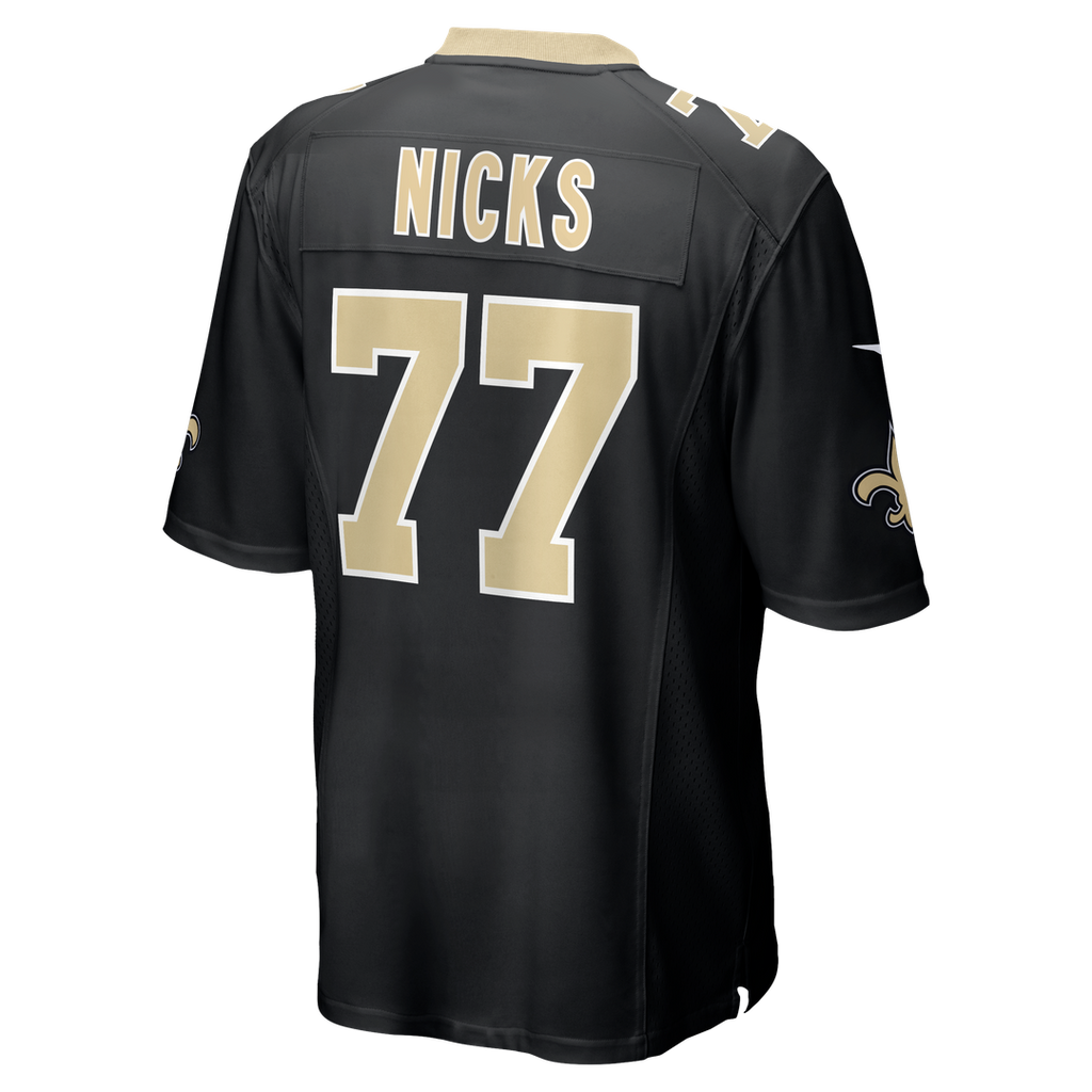 New Orleans Saints Carl Nicks Nike Black Retired Player Game Jersey