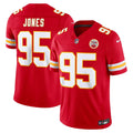 Kansas City Chiefs Chris Jones Nike Red Team Vapor FUSE Stitched Limited Jersey