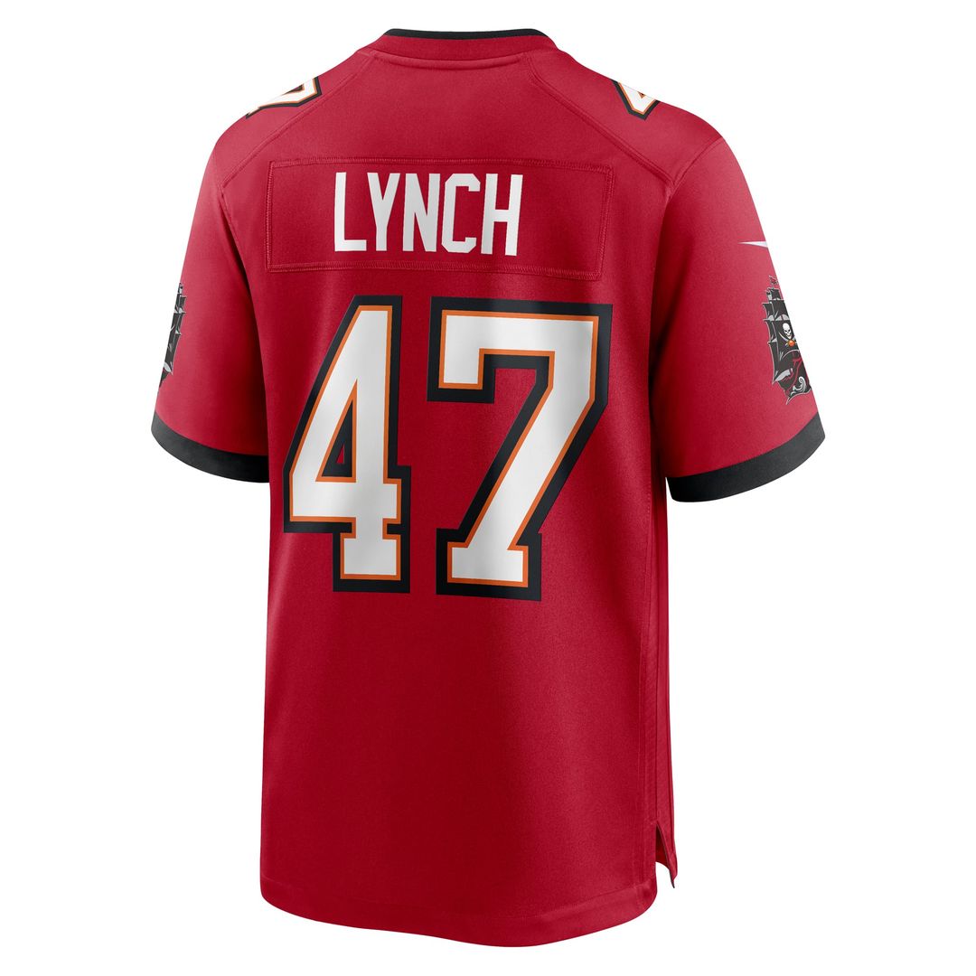 Tampa Bay Buccaneers John Lynch Nike Red Retired Game Jersey