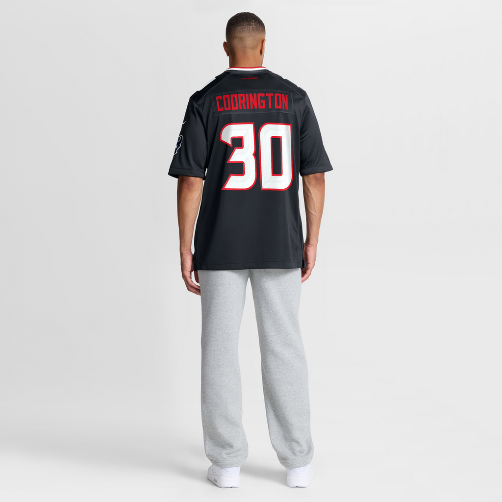 Houston Texans Brandon Codrington Nike Navy Game Jersey