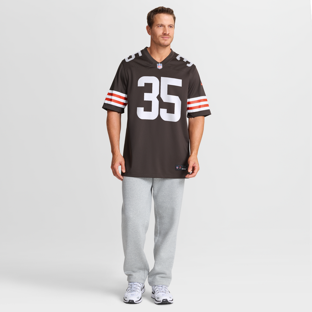 Cleveland Browns Raheim Sanders Nike Brown Game Jersey
