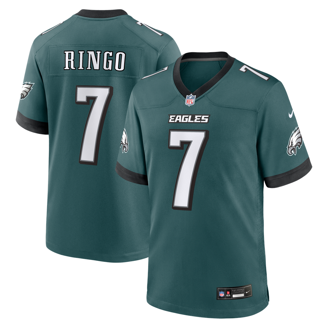 Philadelphia Eagles Kelee Ringo Nike Midnight Green Game Jersey