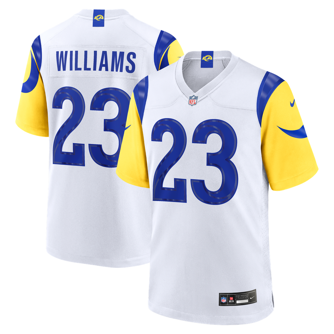 Los Angeles Rams Kyren Williams Nike White White Game Jersey