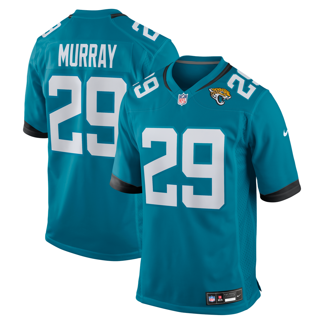 Jacksonville Jaguars Eric Murray Nike Teal Game Jersey