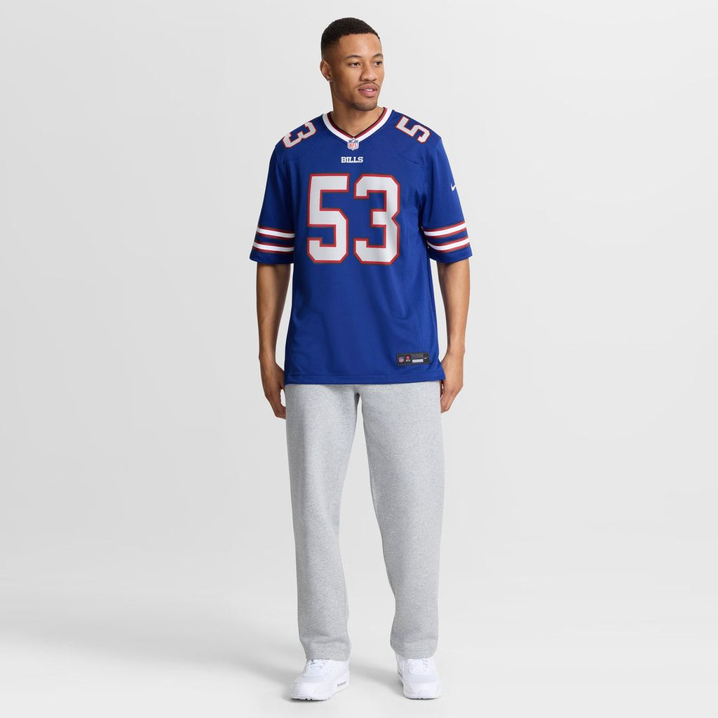 Buffalo Bills Lloyd Cushenberry III Nike Royal Game Jersey