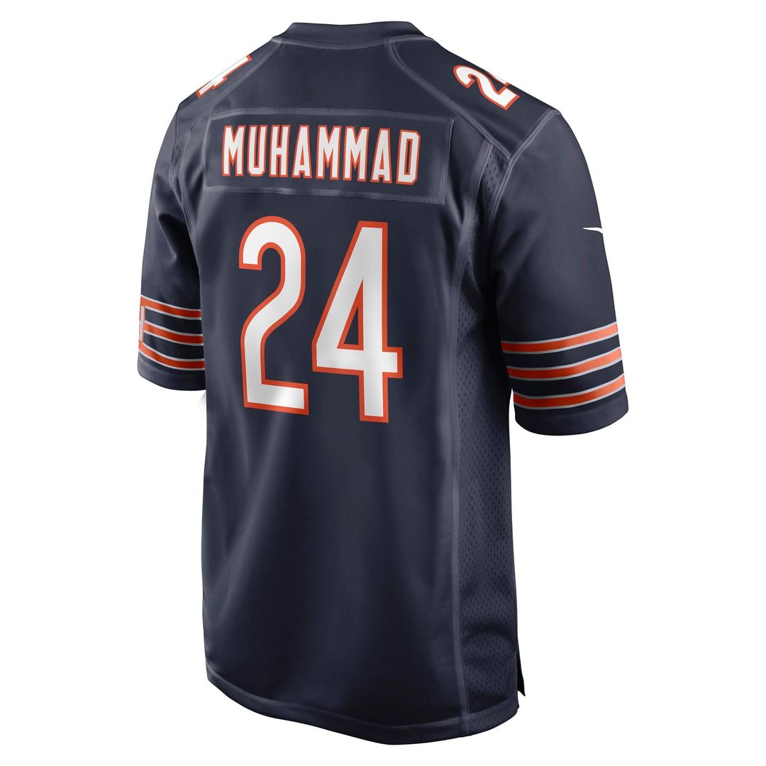 Chicago Bears Malik Muhammad Nike Navy Game Jersey