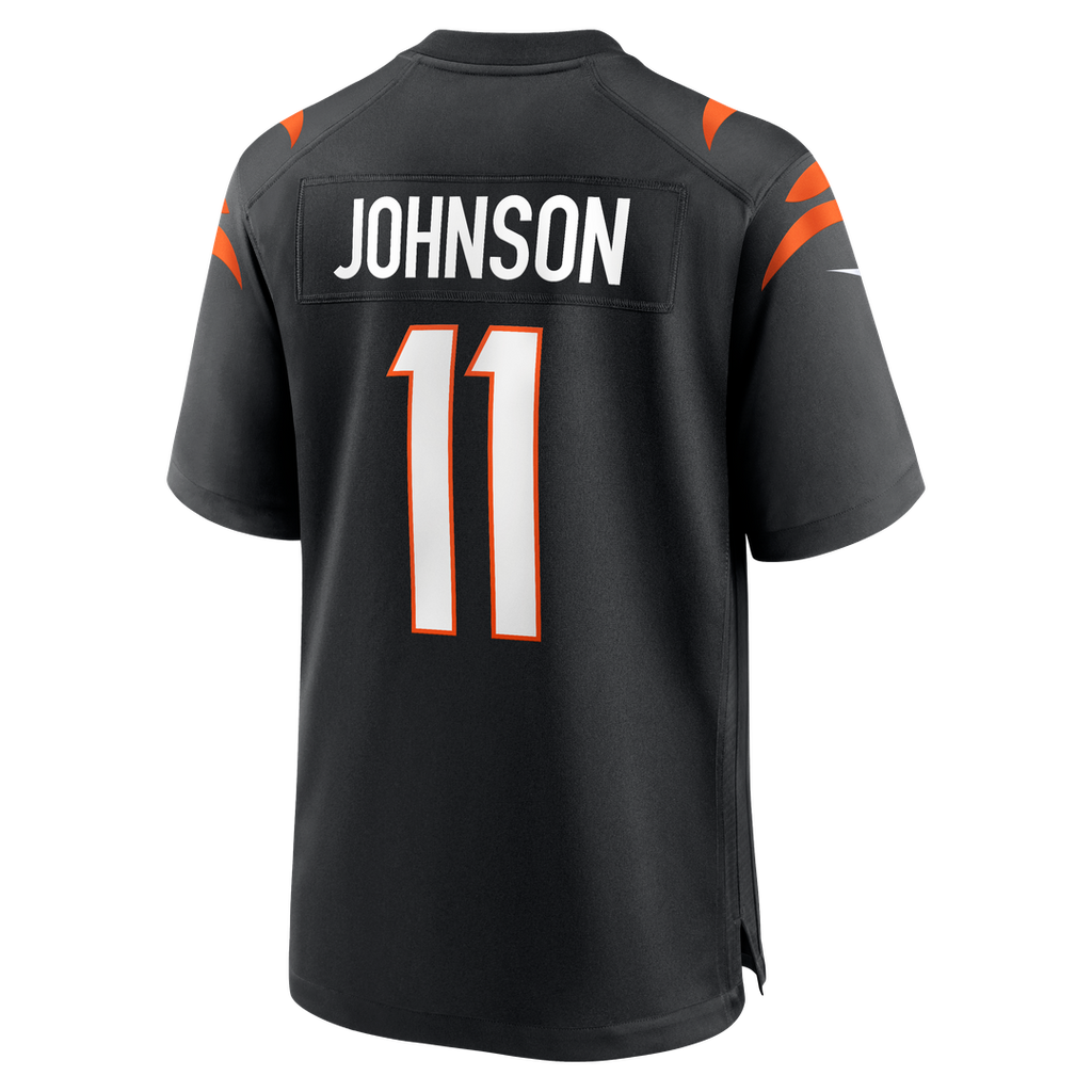 Cincinnati Bengals Josh Johnson Nike Black Game Jersey