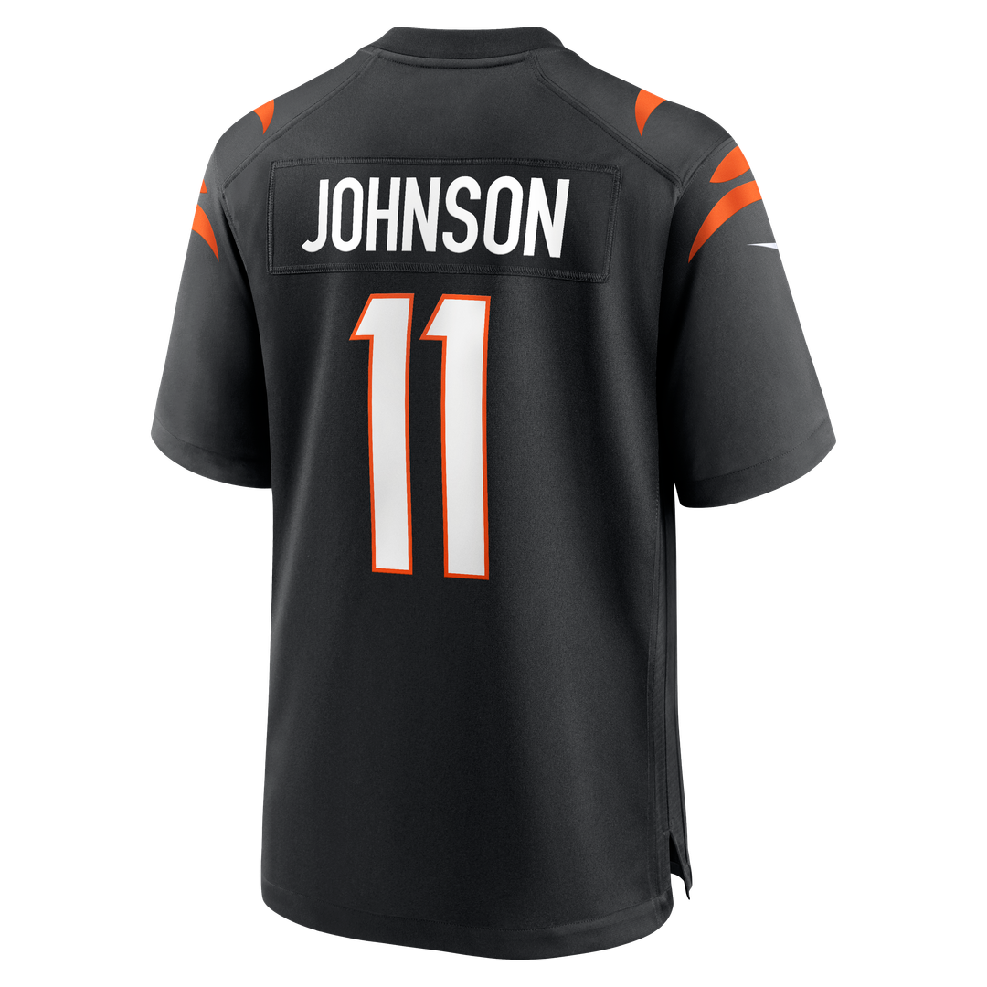Cincinnati Bengals Josh Johnson Nike Black Game Jersey