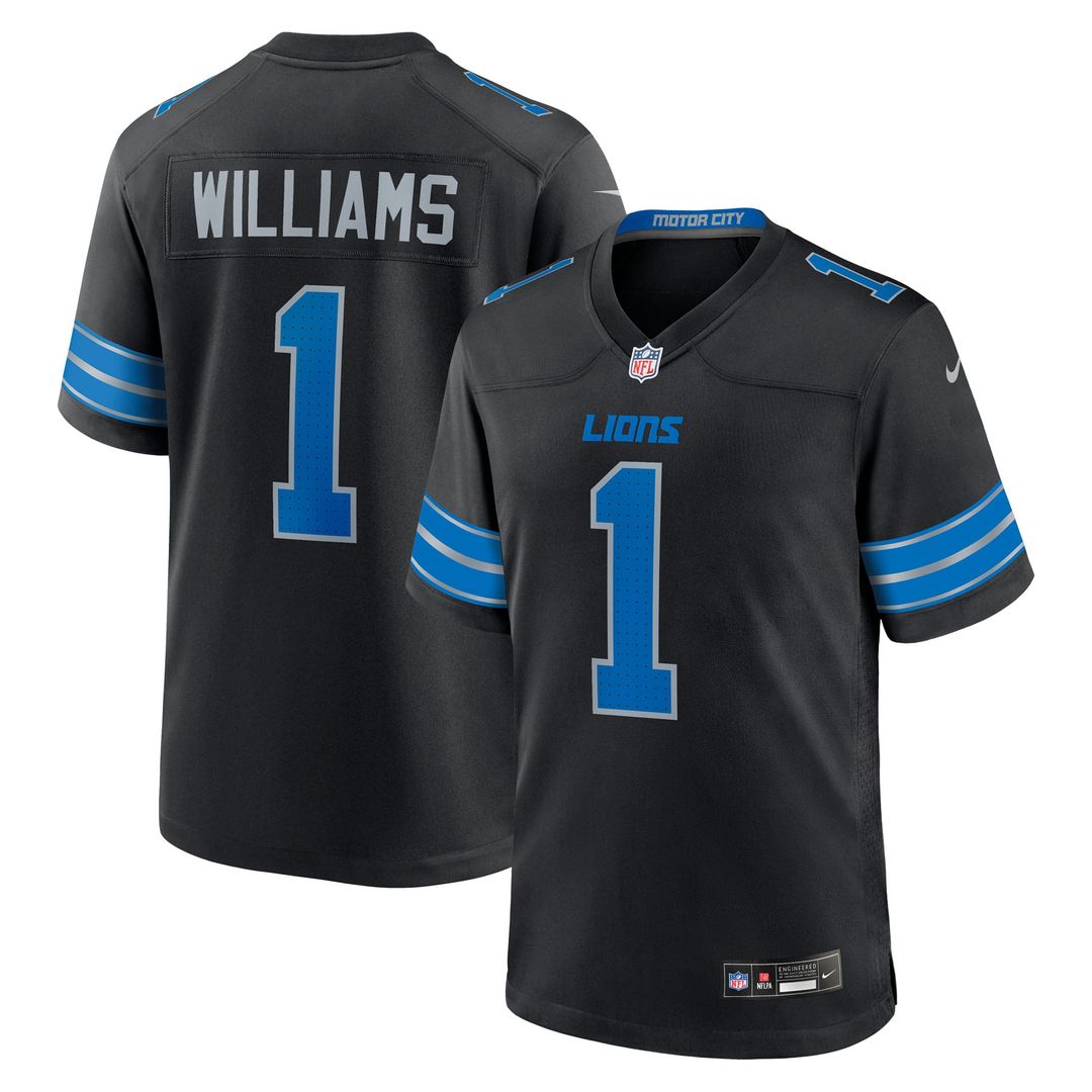 Detroit Lions Jameson Williams Nike Blue Game Jersey