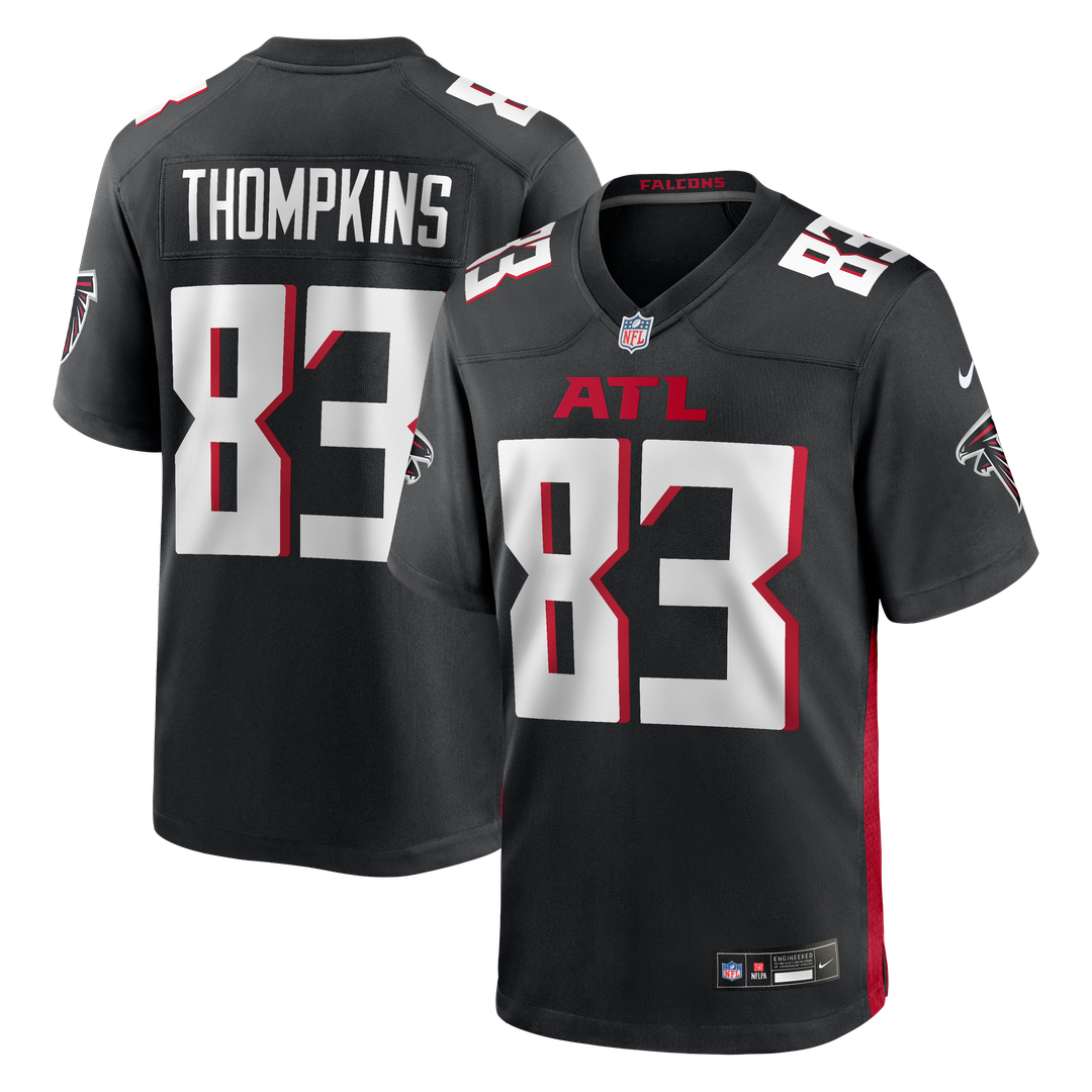 Atlanta Falcons Deven Thompkins Nike Black Game Jersey