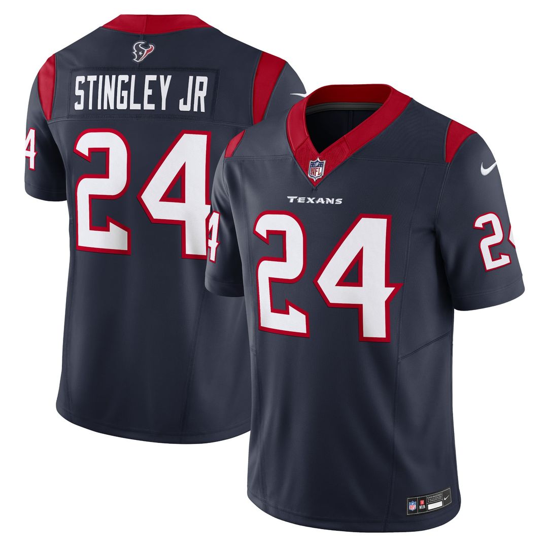 Houston Texans Derek Stingley Jr. Nike Navy Vapor FUSE Limited Jersey