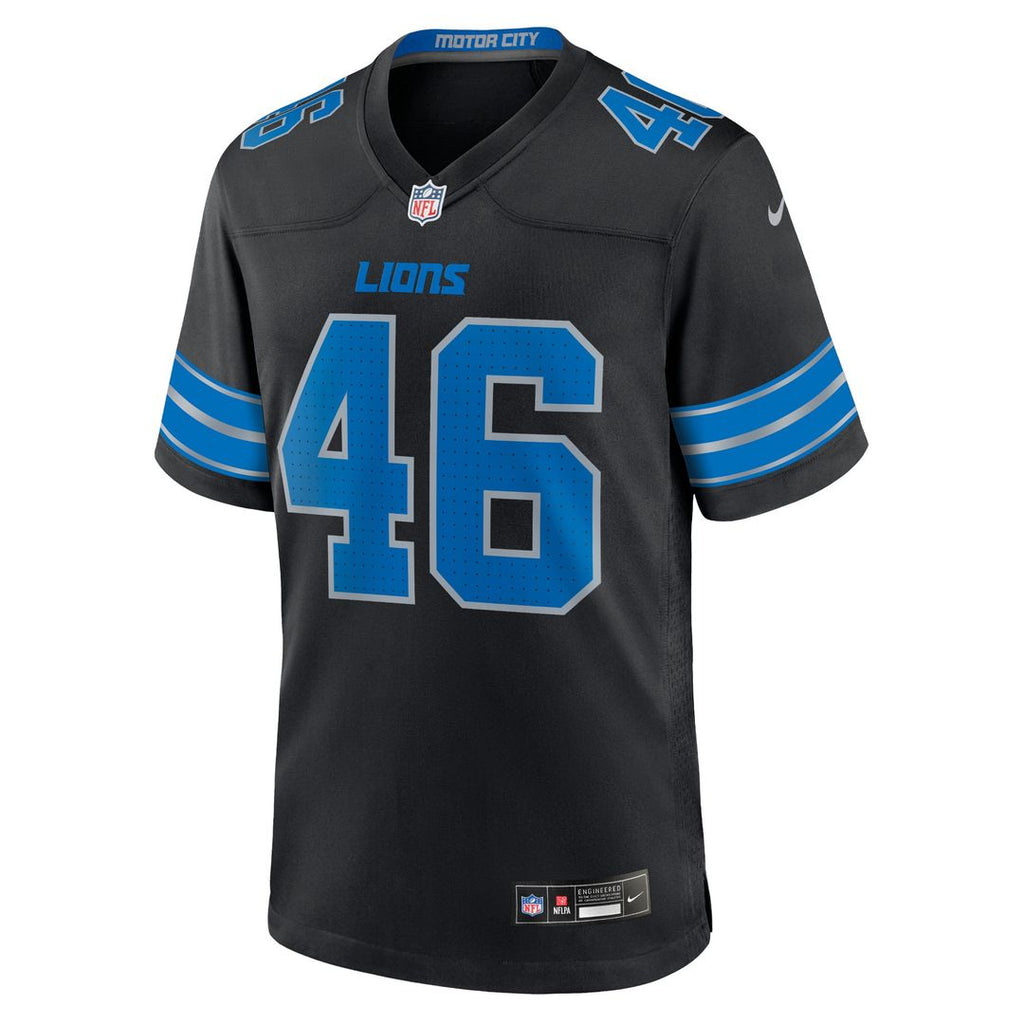 Detroit Lions Jack Campbell Nike White White Game Jersey