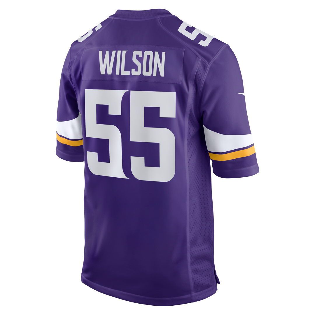 Minnesota Vikings Eric Wilson Nike Purple Game Jersey