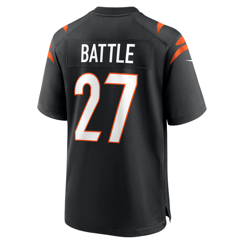 Cincinnati Bengals Jordan Battle Nike Black Game Jersey