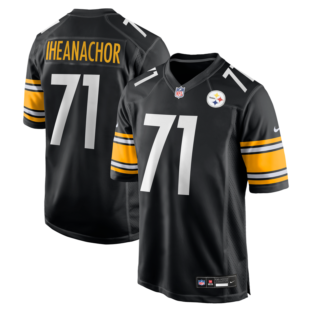 Pittsburgh Steelers Max Iheanachor Nike Black Game Jersey