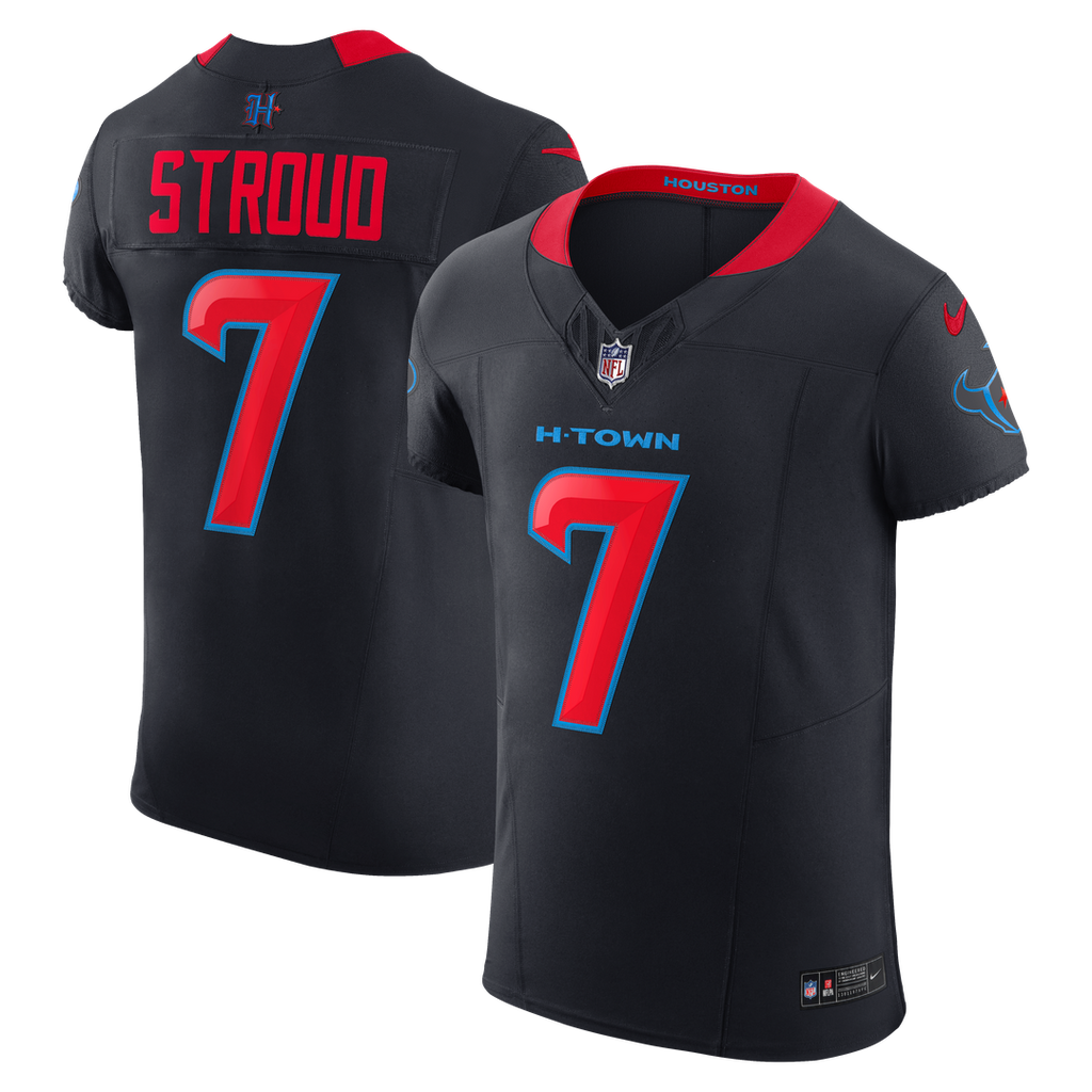 Houston Texans C.J. Stroud Nike Navy Alternate 2 Vapor FUSE Elite Jersey