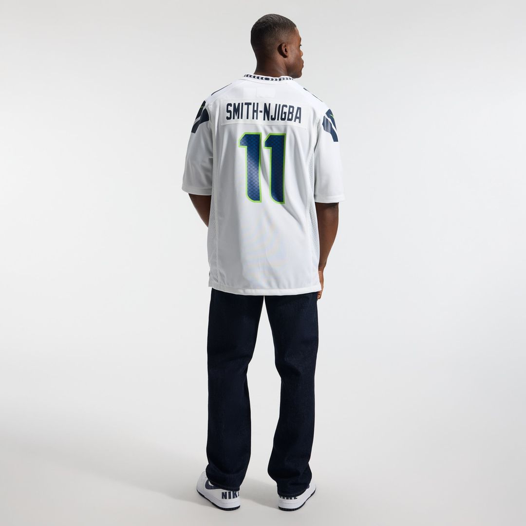 Seattle Seahawks Jaxon Smith - Njigba Nike Royal Throwback Game Jersey