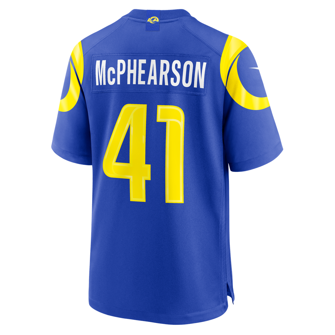 Los Angeles Rams Zech McPhearson Nike Royal Game Jersey