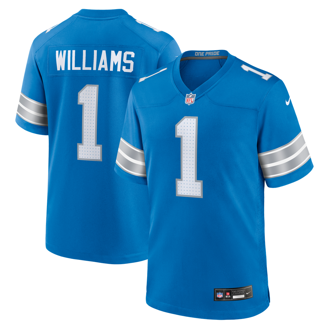 Detroit Lions Jameson Williams Nike Blue Game Jersey