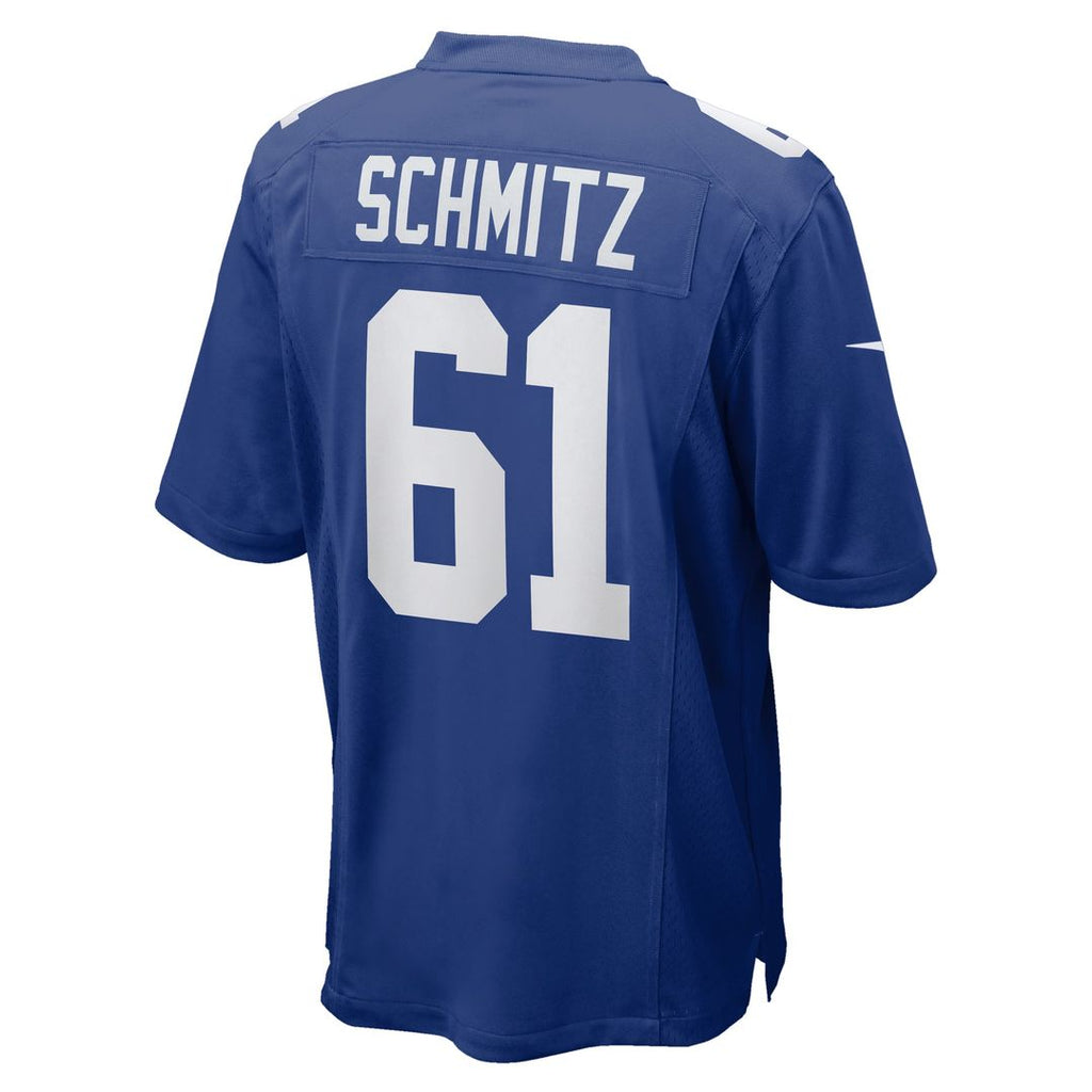 New York Giants John Michael Schmitz Nike Royal Game Jersey