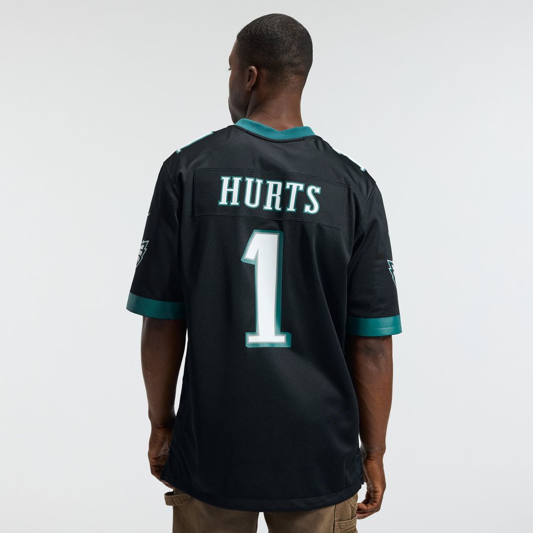 Philadelphia Eagles Jalen Hurts Nike Midnight Green Game Jersey