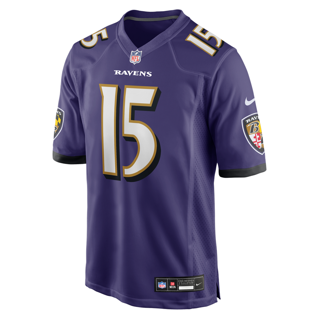 Baltimore Ravens Cooper Rush Nike Purple Game Jersey
