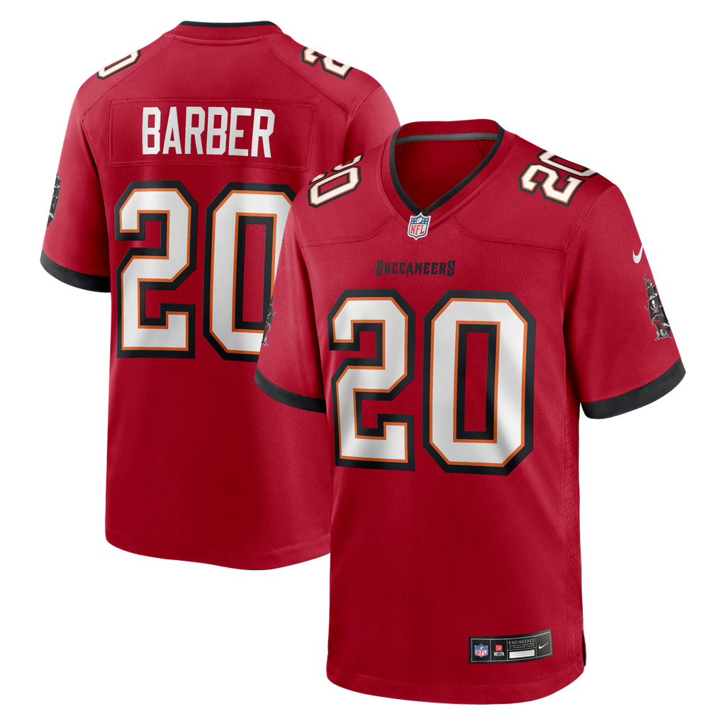 Tampa Bay Buccaneers Ronde Barber Nike Red Retired Player Game Jersey