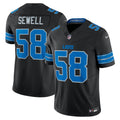 Detroit Lions Penei Sewell Nike Black Vapor FUSE Alternate Limited Jersey