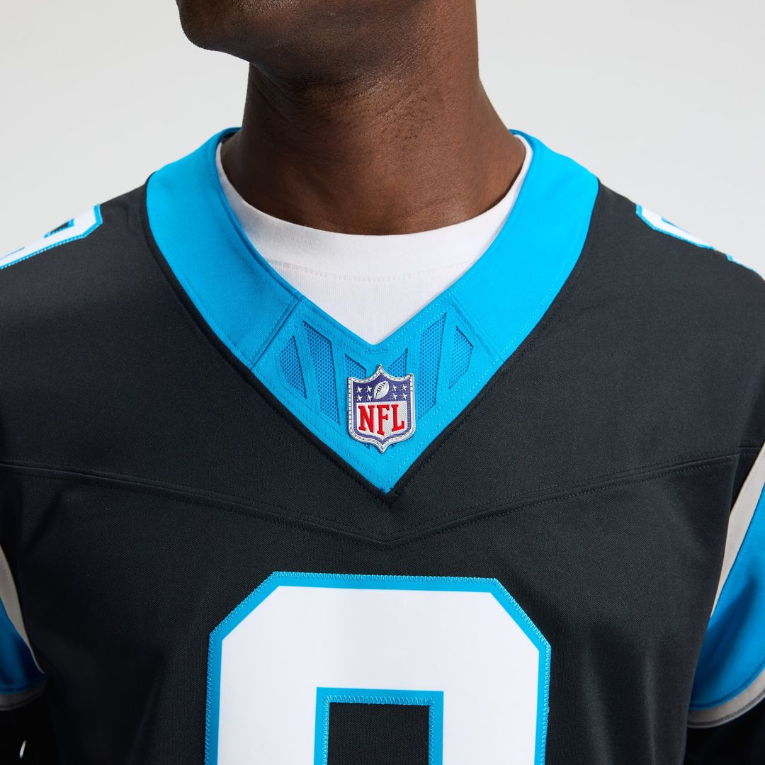 Carolina Panthers Bryce Young Nike Blue Alternate Vapor FUSE Stitched Limited Jersey