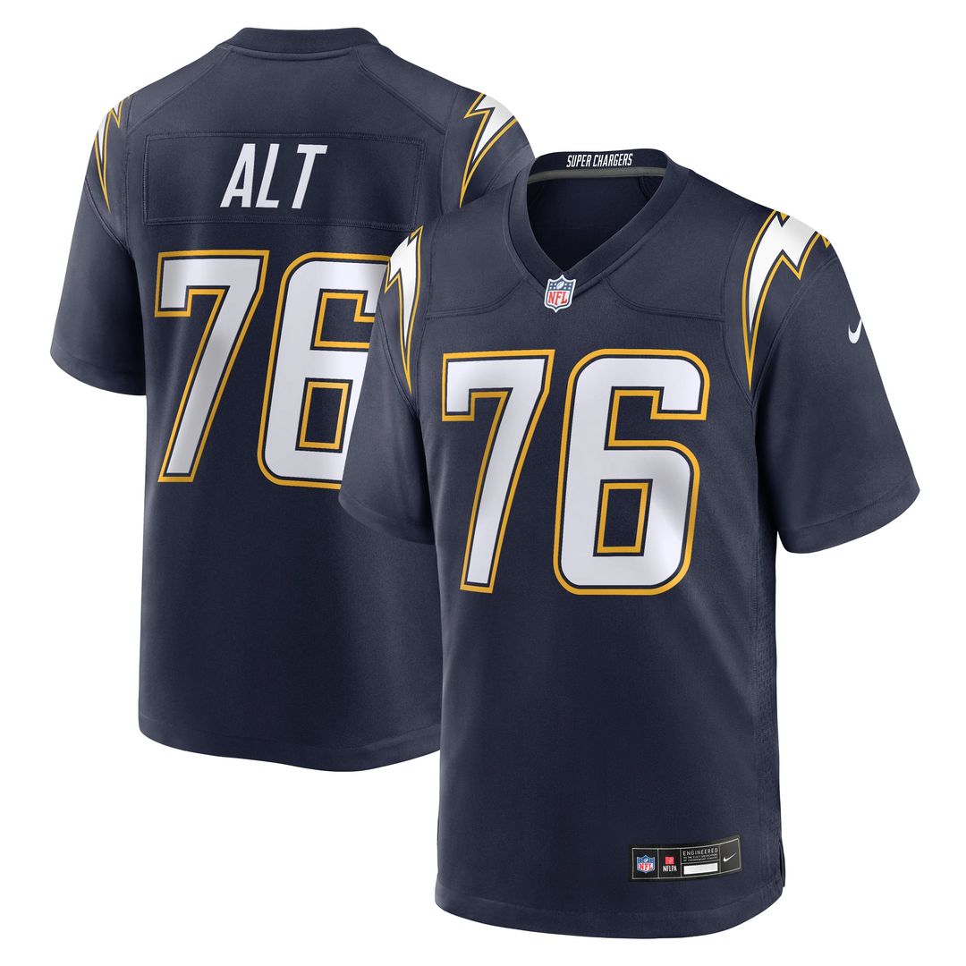 Los Angeles Chargers Joe Alt Nike Gold Alternate Charger Power Game Jersey