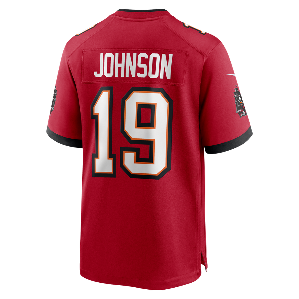 Tampa Bay Buccaneers Keyshawn Johnson Nike Red Retired Player Game Jersey