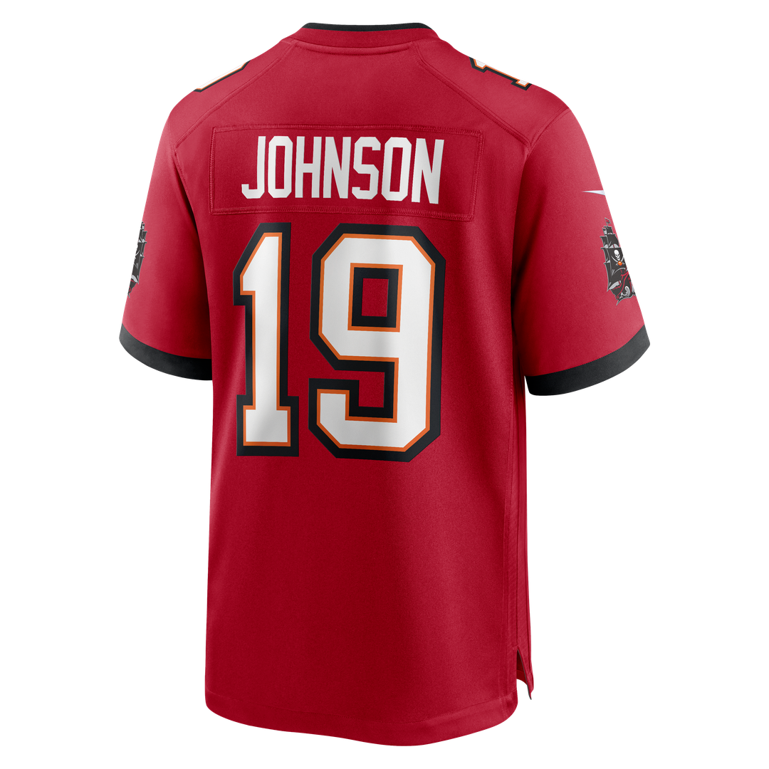 Tampa Bay Buccaneers Keyshawn Johnson Nike Red Retired Player Game Jersey