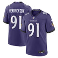 Baltimore Ravens Trey Hendrickson Nike Purple Game Jersey