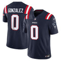 New England Patriots Christian Gonzalez Nike Navy Team Vapor FUSE Stitched Limited Jersey