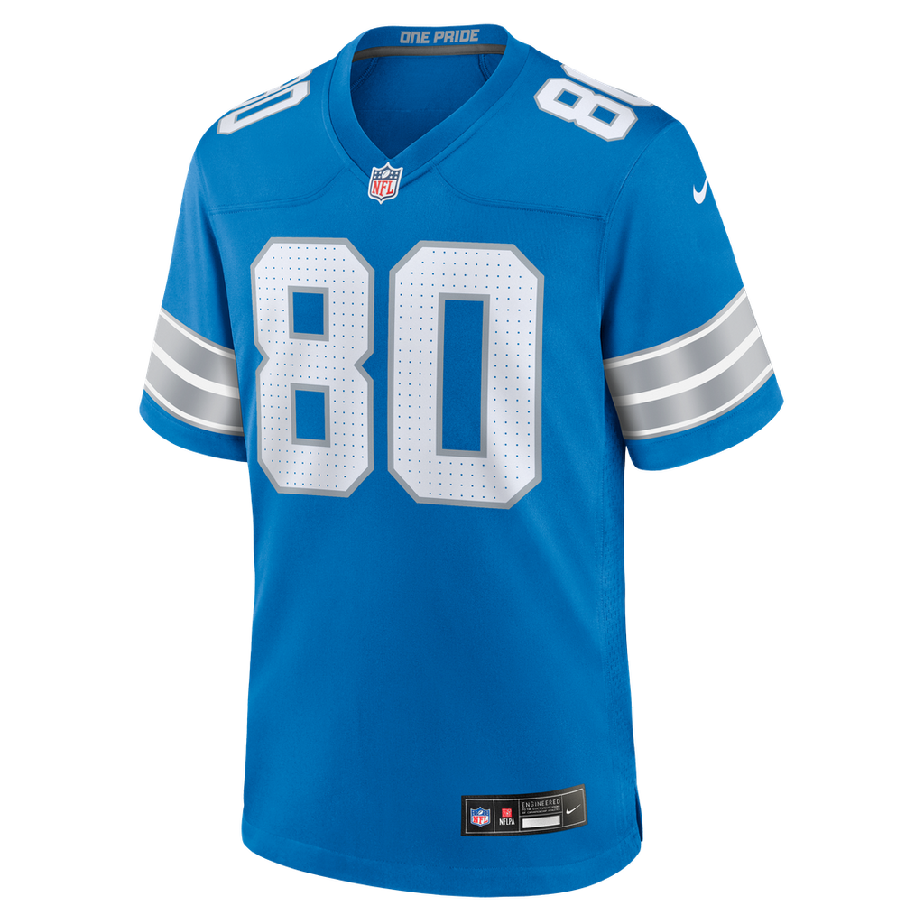 Detroit Lions Malik Cunningham Nike Blue Game Jersey