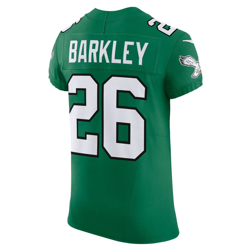 Philadelphia Eagles Saquon Barkley Nike Black Alternate Vapor FUSE Elite Jersey