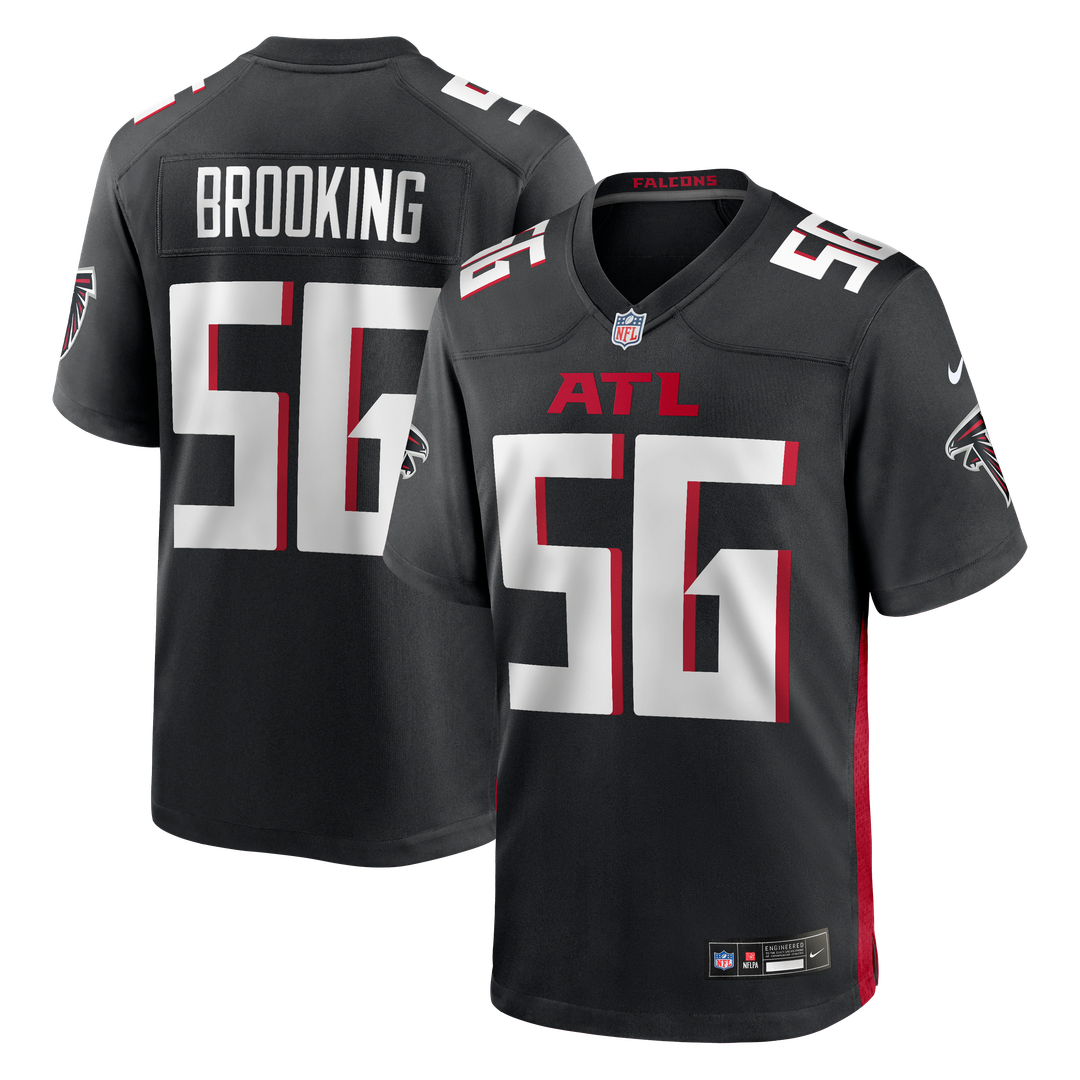 Atlanta Falcons Keith Brooking Nike Black Retired Player Game Jersey