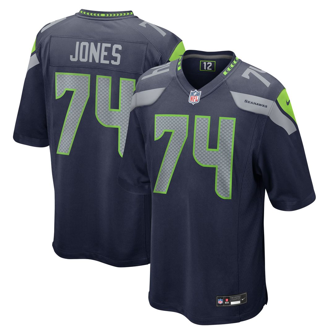 Seattle Seahawks Josh Jones Nike College Navy Game Jersey
