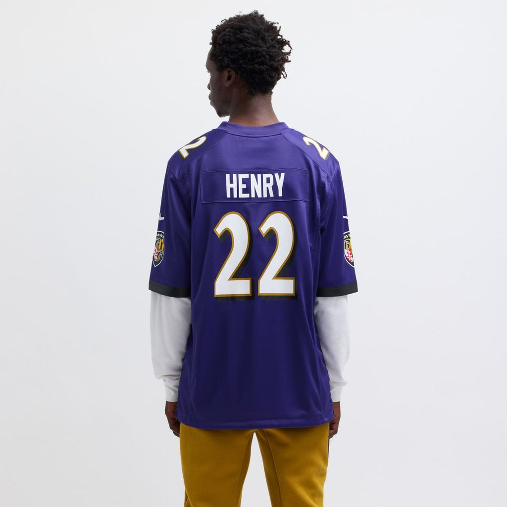 Baltimore Ravens Derrick Henry Nike Purple Game Jersey
