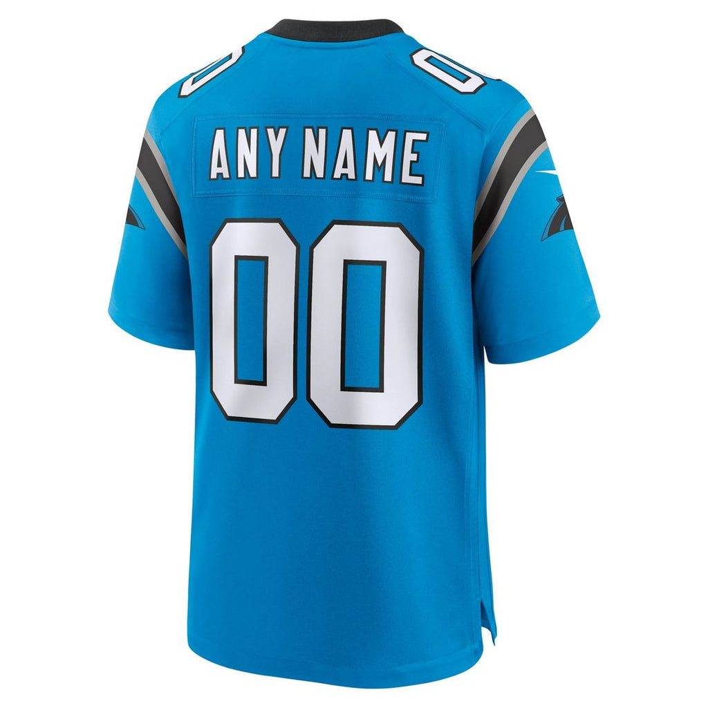 Carolina Panthers Nike Black Custom Jersey