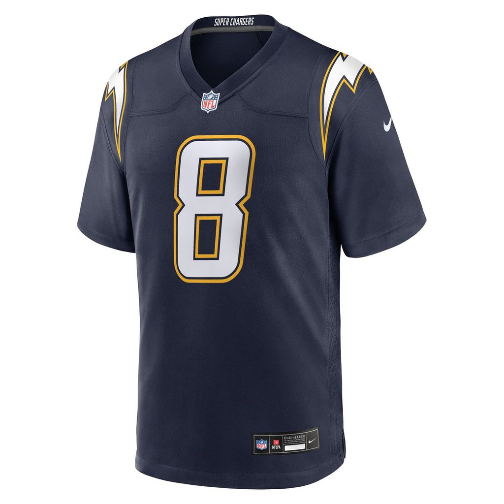 Los Angeles Chargers Omarion Hampton Nike Gold Alternate Charger Power Game Jersey