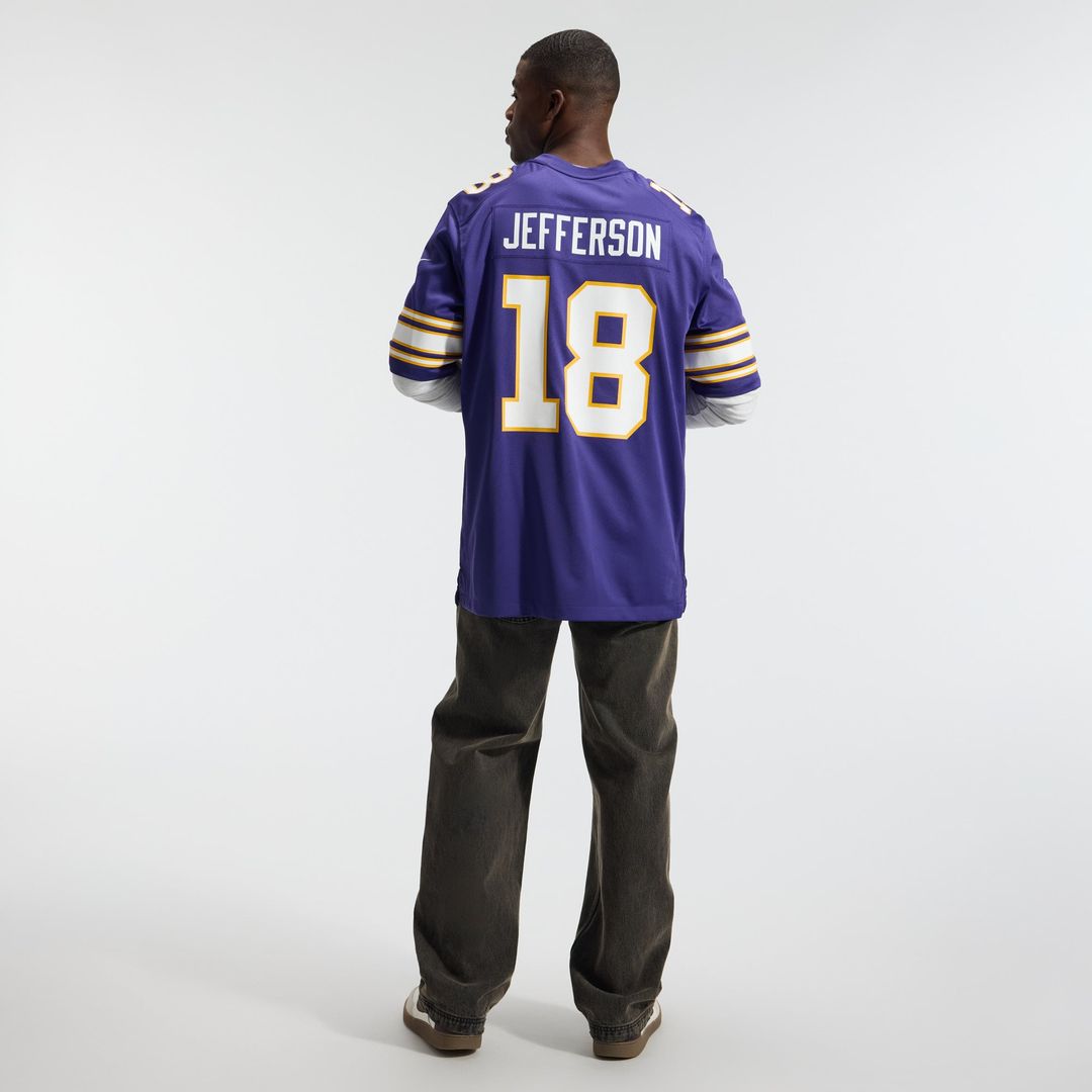 Minnesota Vikings Justin Jefferson Nike Purple Classic Game Jersey
