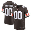 Cleveland Browns Emmanuel McNeil - Warren Nike Brown Game Jersey
