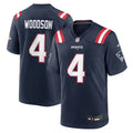 New England Patriots Craig Woodson Nike Navy Game Jersey