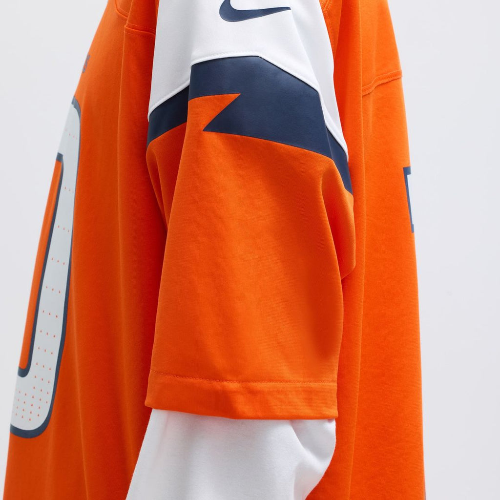 Denver Broncos Bo Nix Nike Orange Game Jersey