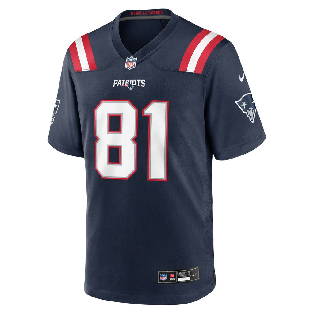 New England Patriots CJ Dippre Nike Navy Game Jersey